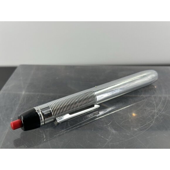 Vintage Eveready Penlight Flashlight Chrome Click-on/off Clip Made In USA - Picture 7 of 8